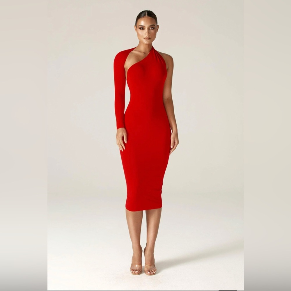 NWT. ALIEVA DASHA MODERN MIDI DRESS.